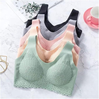 Seamless  Bra Women One Piece Wire  Comfortable Sports Bra