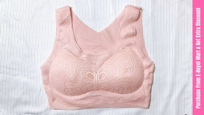 Seamless  Bra Women One Piece Wire  Comfortable Sports Bra