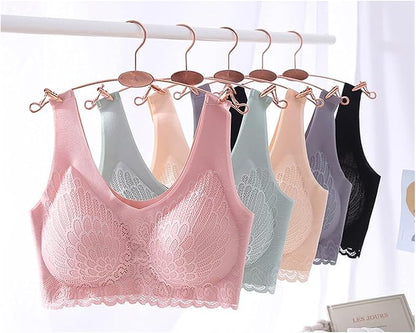 Seamless  Bra Women One Piece Wire  Comfortable Sports Bra