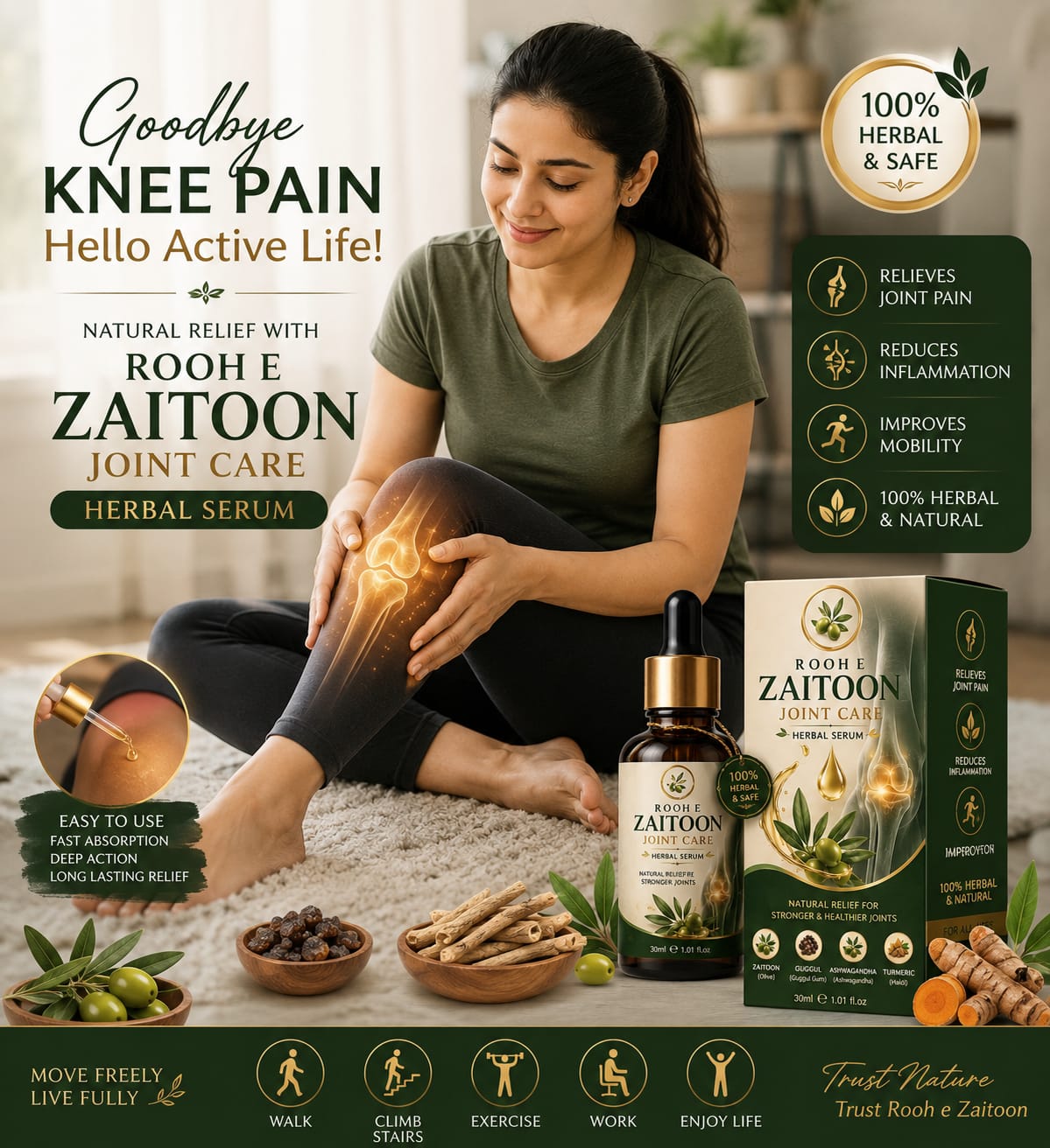 Herbal Joint Care Serum Zaitoon Oil