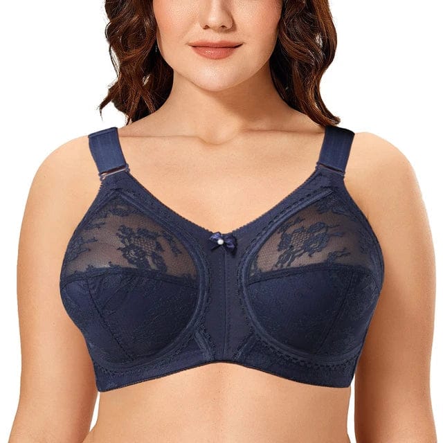 Doreen Bra - Cotton Full Coverage Non-Padded Wirefree Bra ( 32 TO 40 )